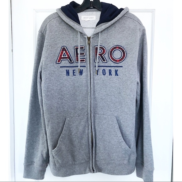 Aeropostale Other - Aeropostale Gray Zip Up Hoodie Aero New York